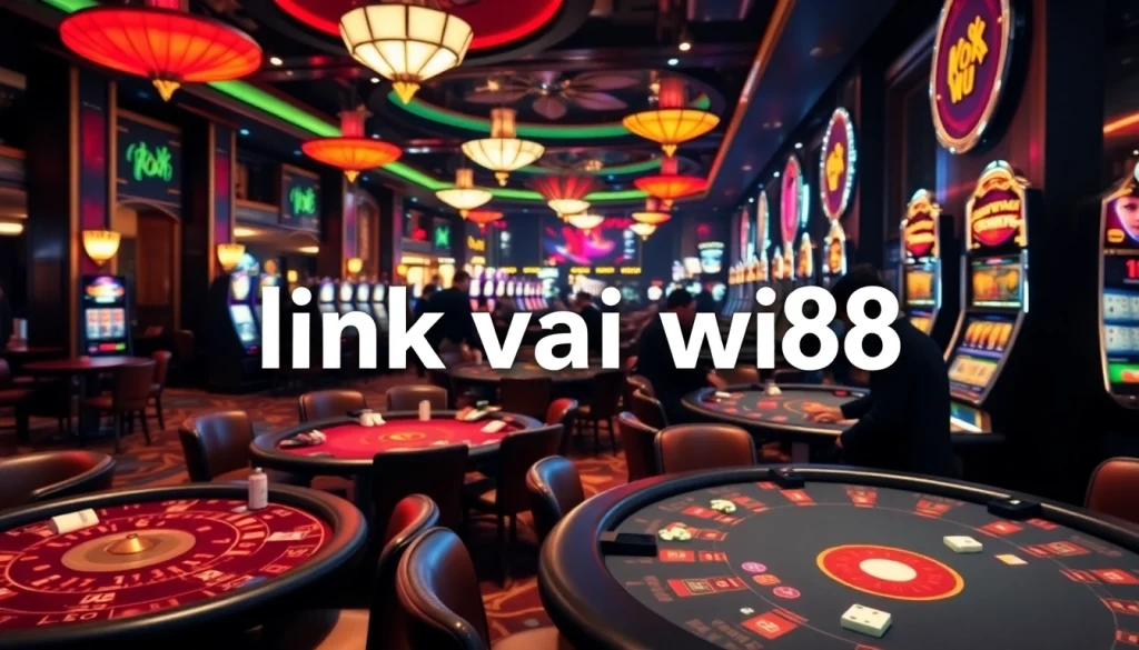 Experience thrilling gameplay at a casino with vibrant games and the latest link vao w88 for online betting options.